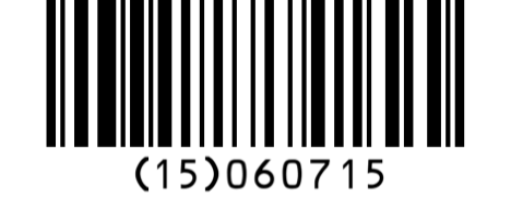 AI 15 Code 128 barcode