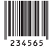 EAN WHS 6 barcode