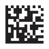An example of the GS1-Datamatrix barcode option.