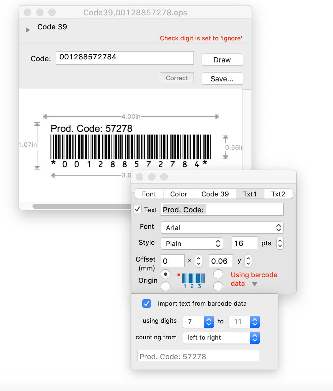 Extra Text Import