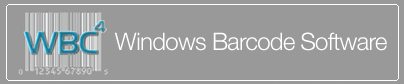 WBC4 barcode software for Windows