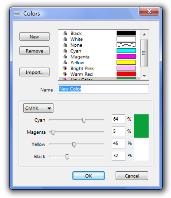 Color Editing in WBC4
