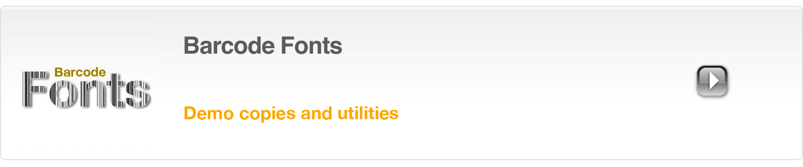 Barcode Font Downloads