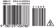 ISBN 13+% Dual Strippabel (PE)