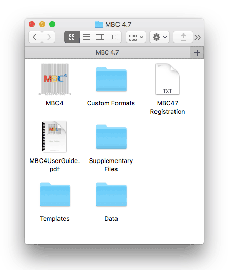 The MBC4 folder