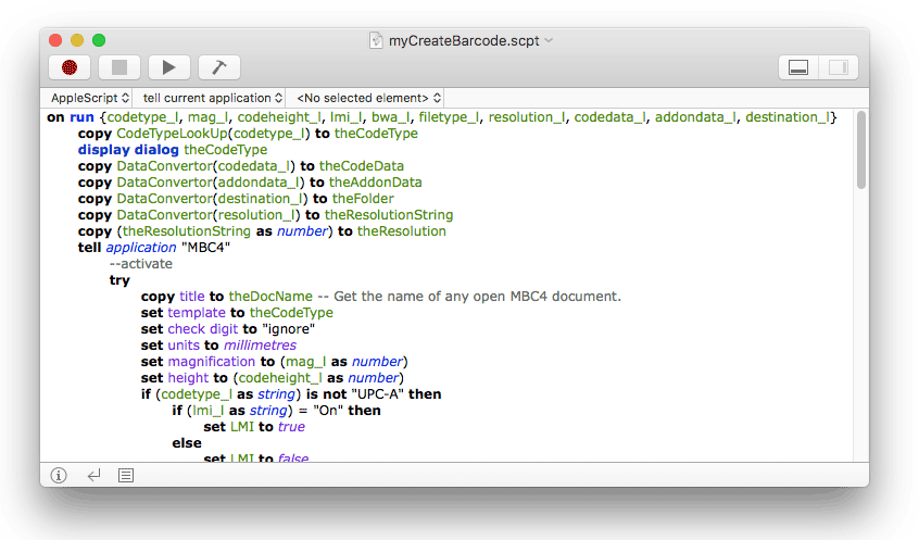 An AppleScript Example