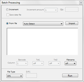 Batch Processing Window WBC4