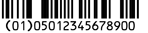 GS1 Databar Limited barcode