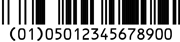 GS1 Databar Truncated barcode